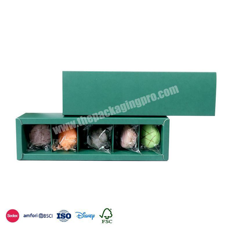 2022Hot New Products Spot Dark Green Double Layer Thickening Simple Design Drawer Type macaron pet box