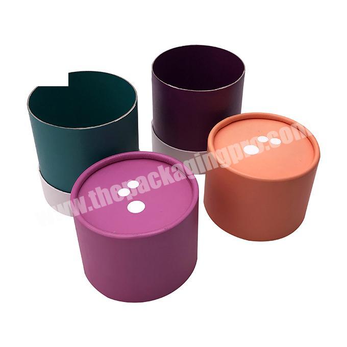 Economy recycled tube box paper cylinder containers